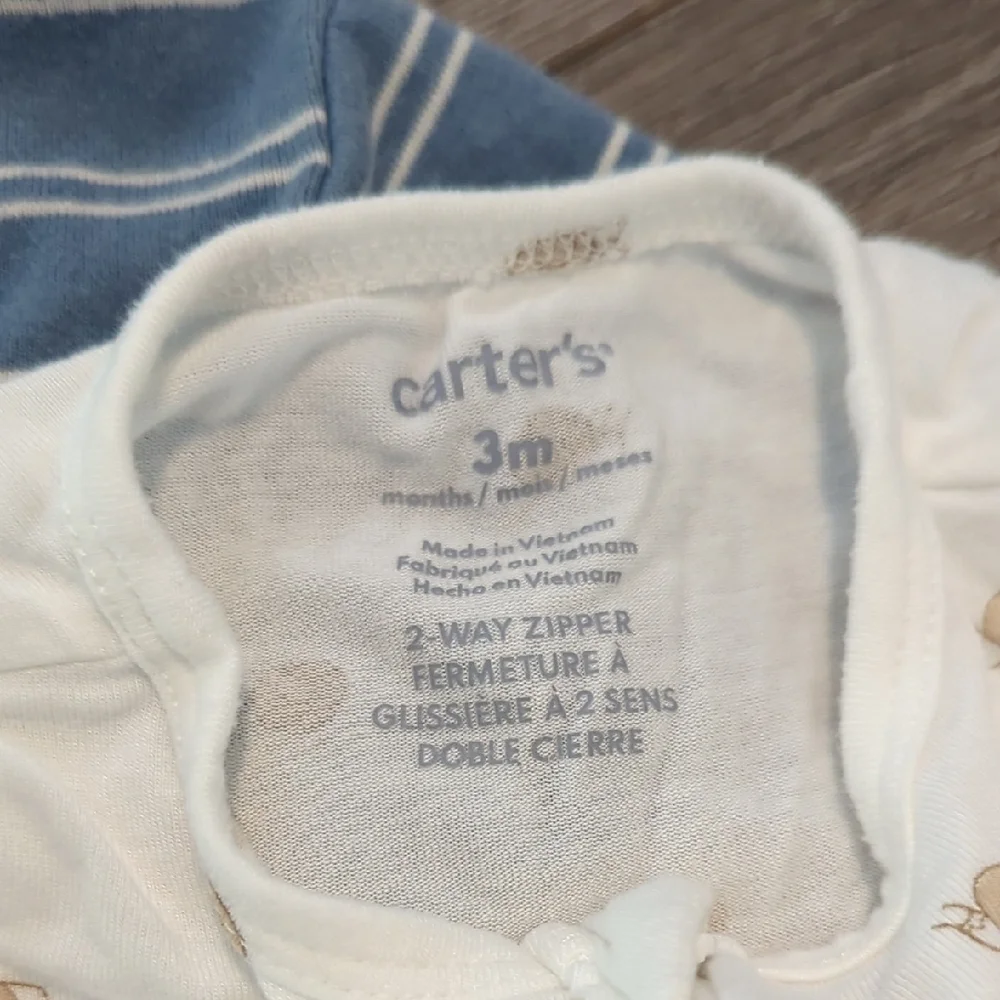 Bundle Carter's Infant 3 month Onesie Sleepers